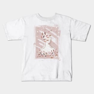 Bust with leaves Kids T-Shirt